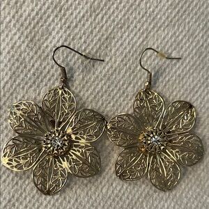 Filigree Dahlia Earrings